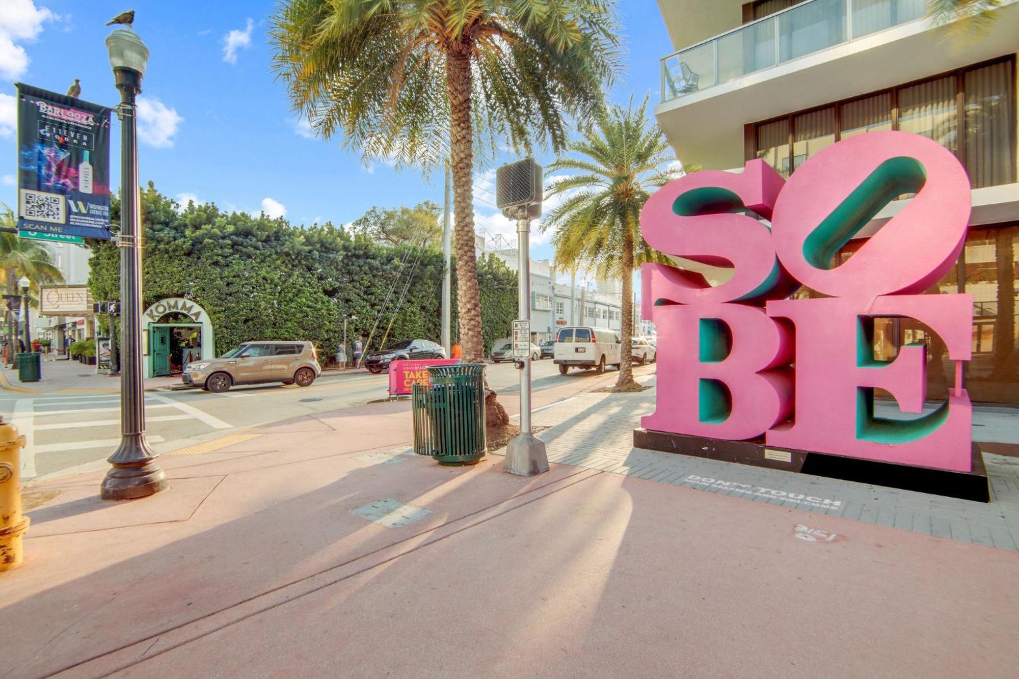 Beachy 1 B/R, W/2 Queen Beds, On Ocean Drive Beach Miami Beach Extérieur photo